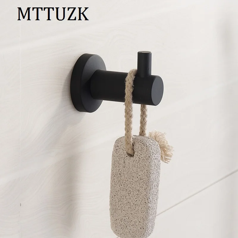 Черные крючки для одежды MTTUZK из нержавеющей стали 304 кухонные гостиной настенный