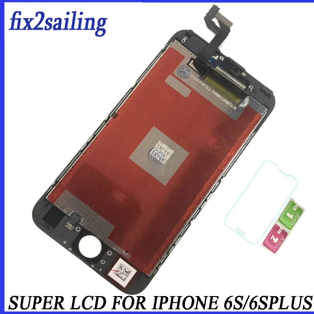 Супер ЖК-дисплей Дисплей для iphone 6 S плюс Сенсорный экран планшета Ассамблеи Экран