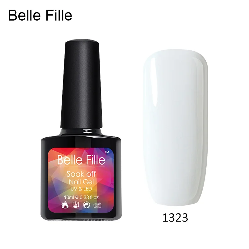 Belle Fille УФ-гель для ногтей отмачиваемый маникюрный лак УФ лак-гель Дизайн гель |