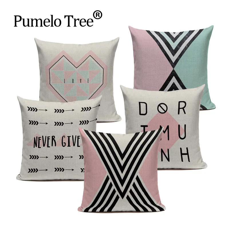 Нордическое украшение Искусственный Розовый олень кошка Льняные Декоративные