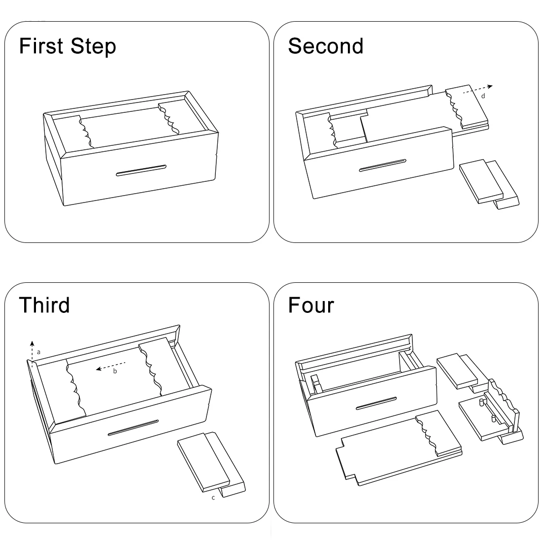 Секретная коробка деревянная головоломка секретный трюк интеллект отсек