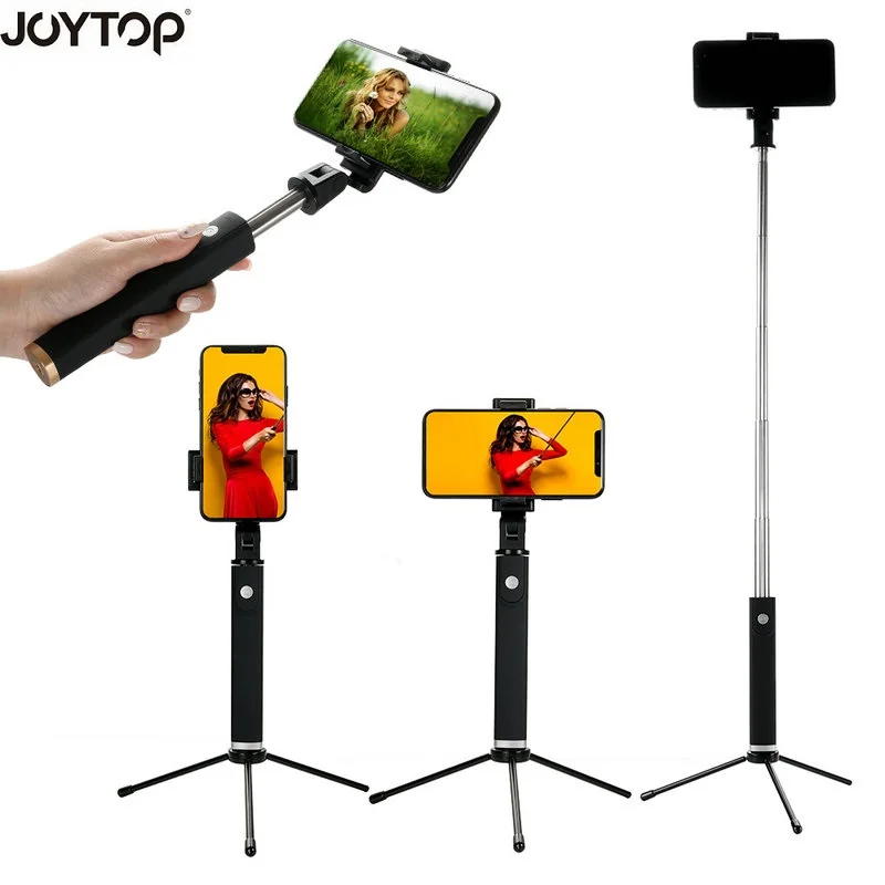 JOYTOP Bluetooth селфи палка портативный ручной умный Штатив для телефона фотокамеры с