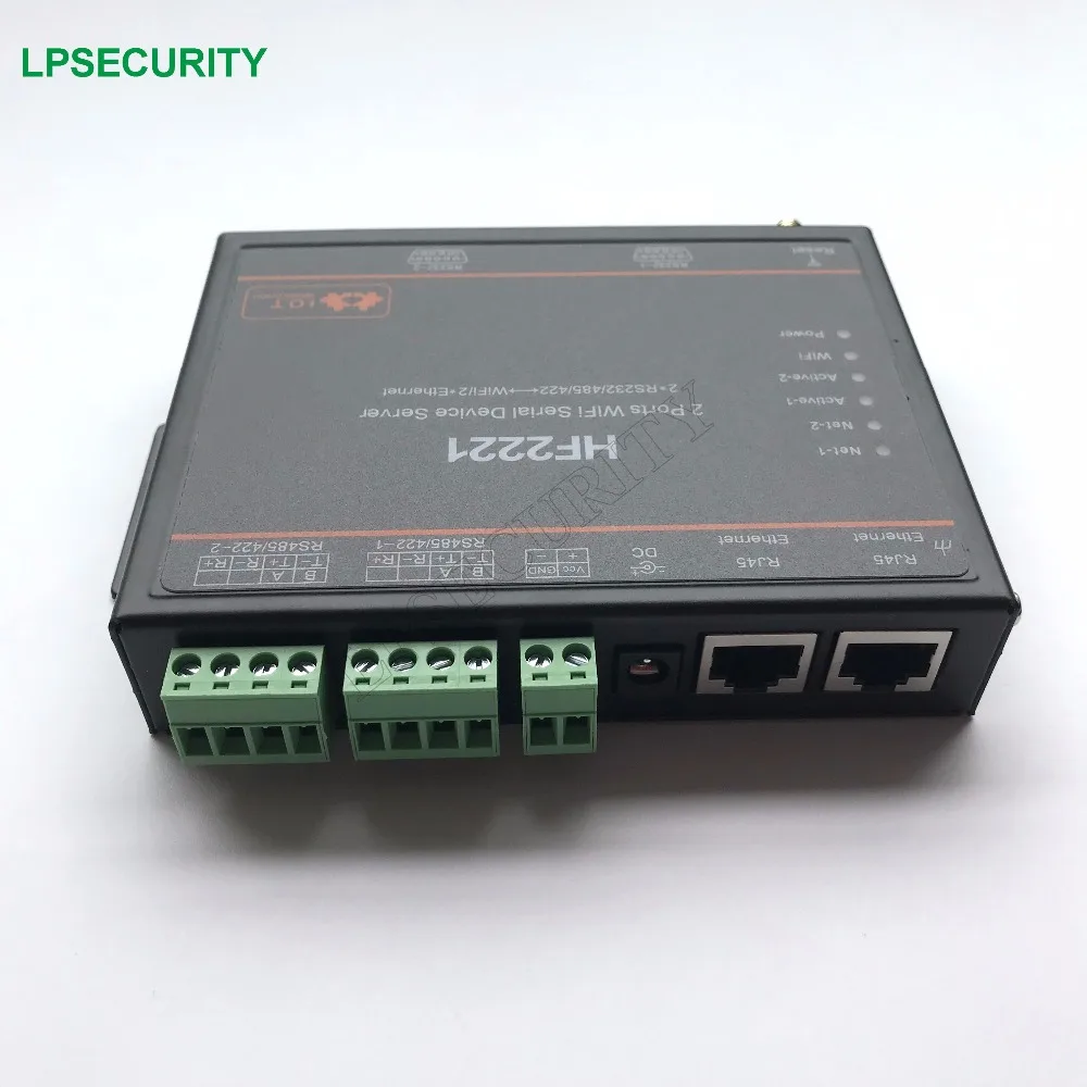 Промышленная модель HF2221 2 Порты WI-FI последовательный сервер последовательных