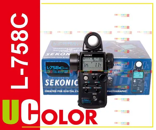 Sekonic L-758 Cine DIGITALMASTER L-758C счетчик светильник Flash Master | Электроника