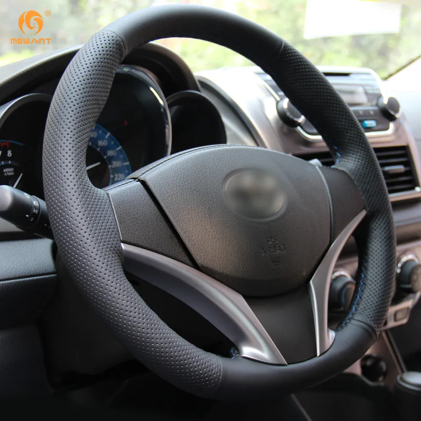 MEWANT для Toyota Vios 2014 2015 2016 черные чехлы из искусственной кожи автомобильного
