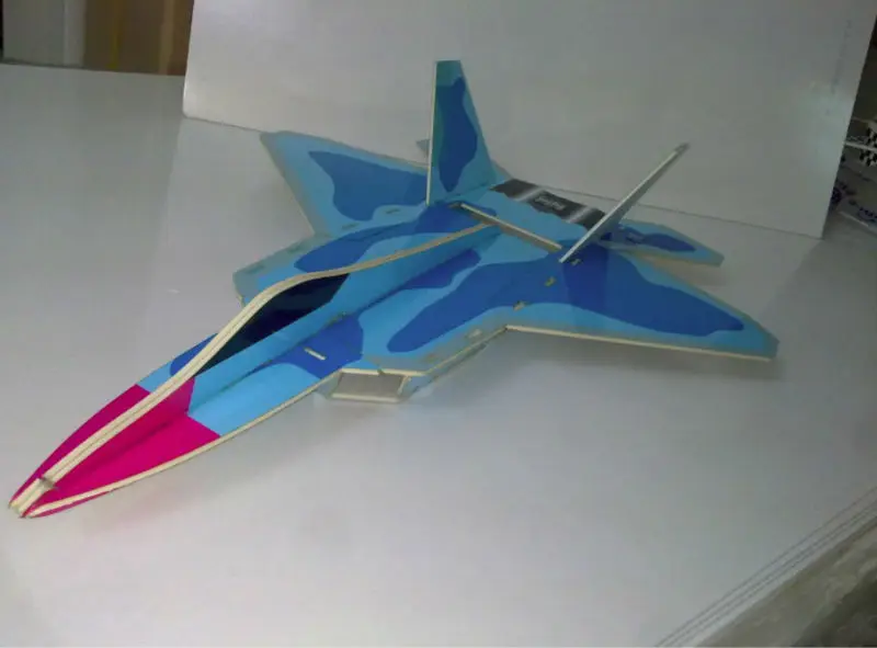 Радиоуправляемый самолет из пенопласта KT F22|foam rc|rc airplanefoam rc airplane |