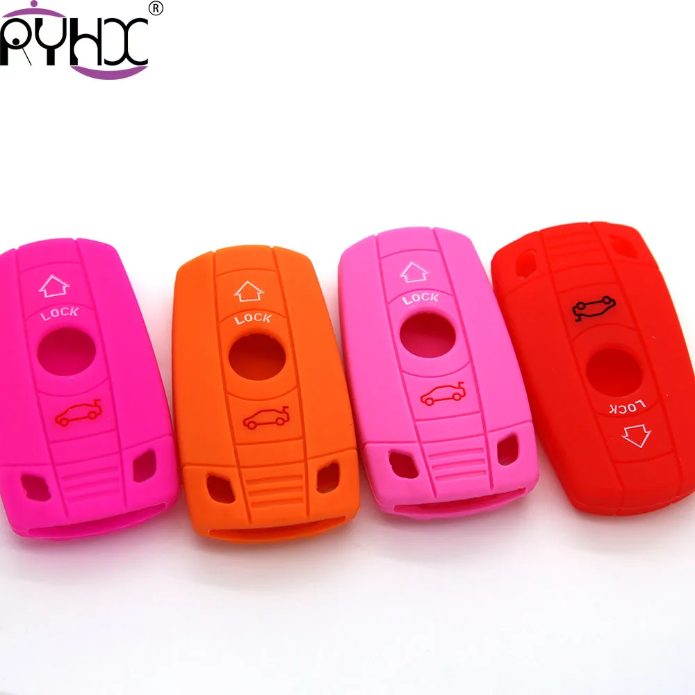 Силиконовые брелока случае укладки ключа автомобиля сумка Авто Запчасти для X3 X5