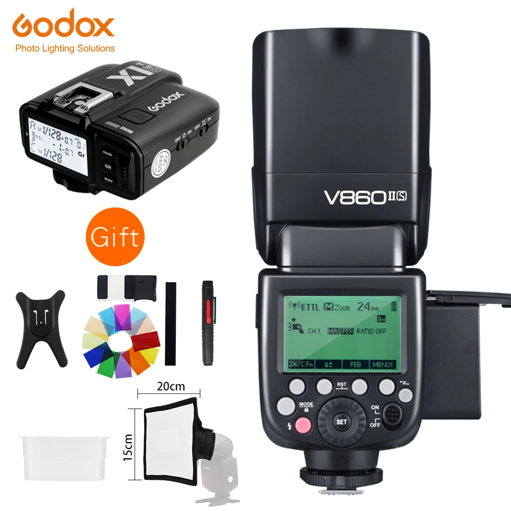 Godox VING V860II-O GN60 HSS 1/8000s TTL литий-ионный аккумулятор Speedlite Flash + X1T-O триггер для камер