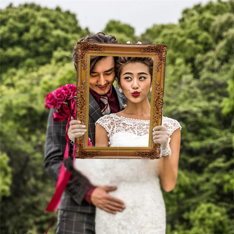 Винтажная бумажная фоторамка в европейском стиле реквизит для свадьбы дня