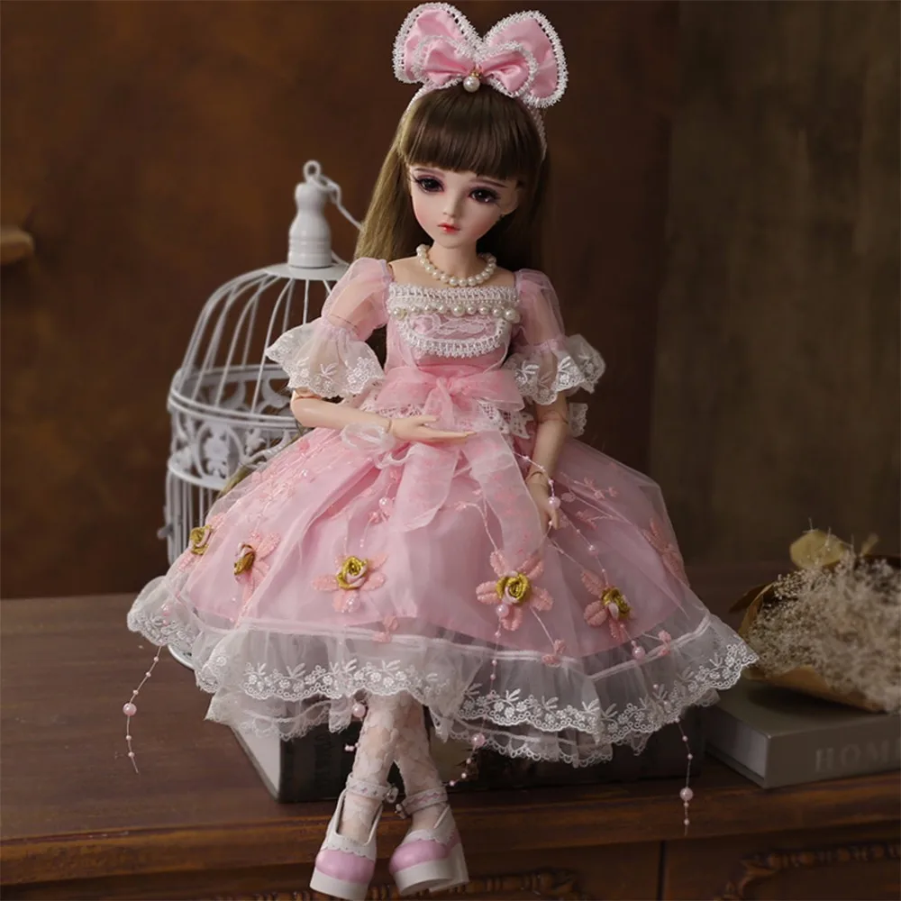 12 BJD кукла 1/3 BJD силиконовые детские куклы 60 см шарнирная кукла принцесса кукла реалистичный шар мягкие игрушки для девочек подарок с наряд - Цвет: 12