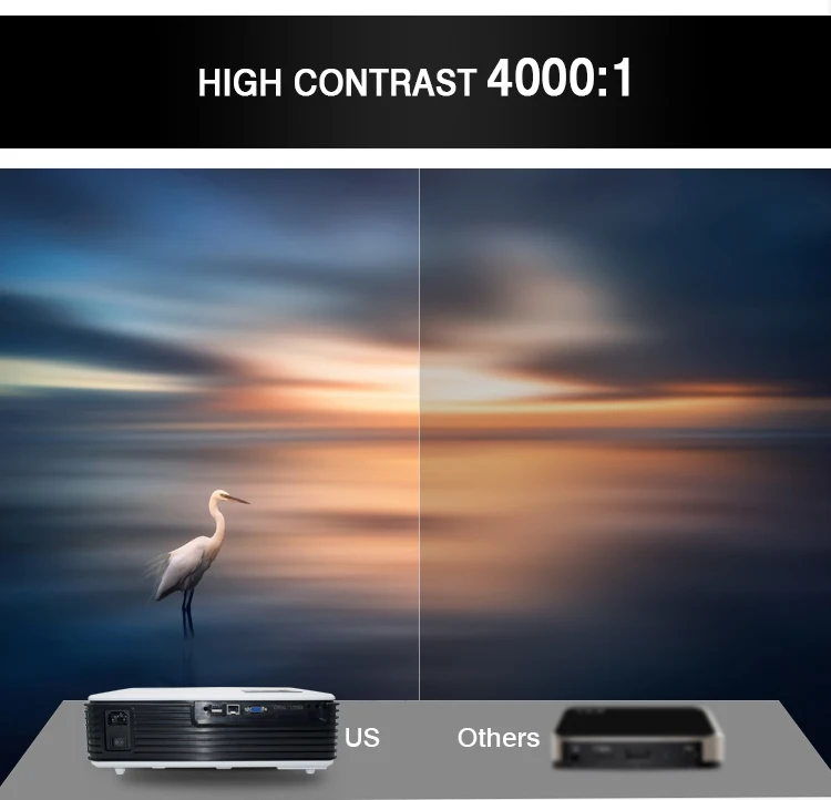ByJoTeCH Q8 Новинка 5000 люмен Полный 1080P 4K 2K Android проектор wifi Bluetooth домашний кинотеатр проектор Поддержка USB HDMI Proyector