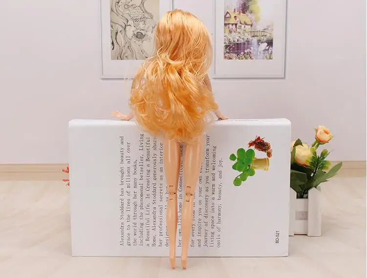 Кукла с 12 подвижными шарнирами пластиковая кукла твердым тортом принцесса для