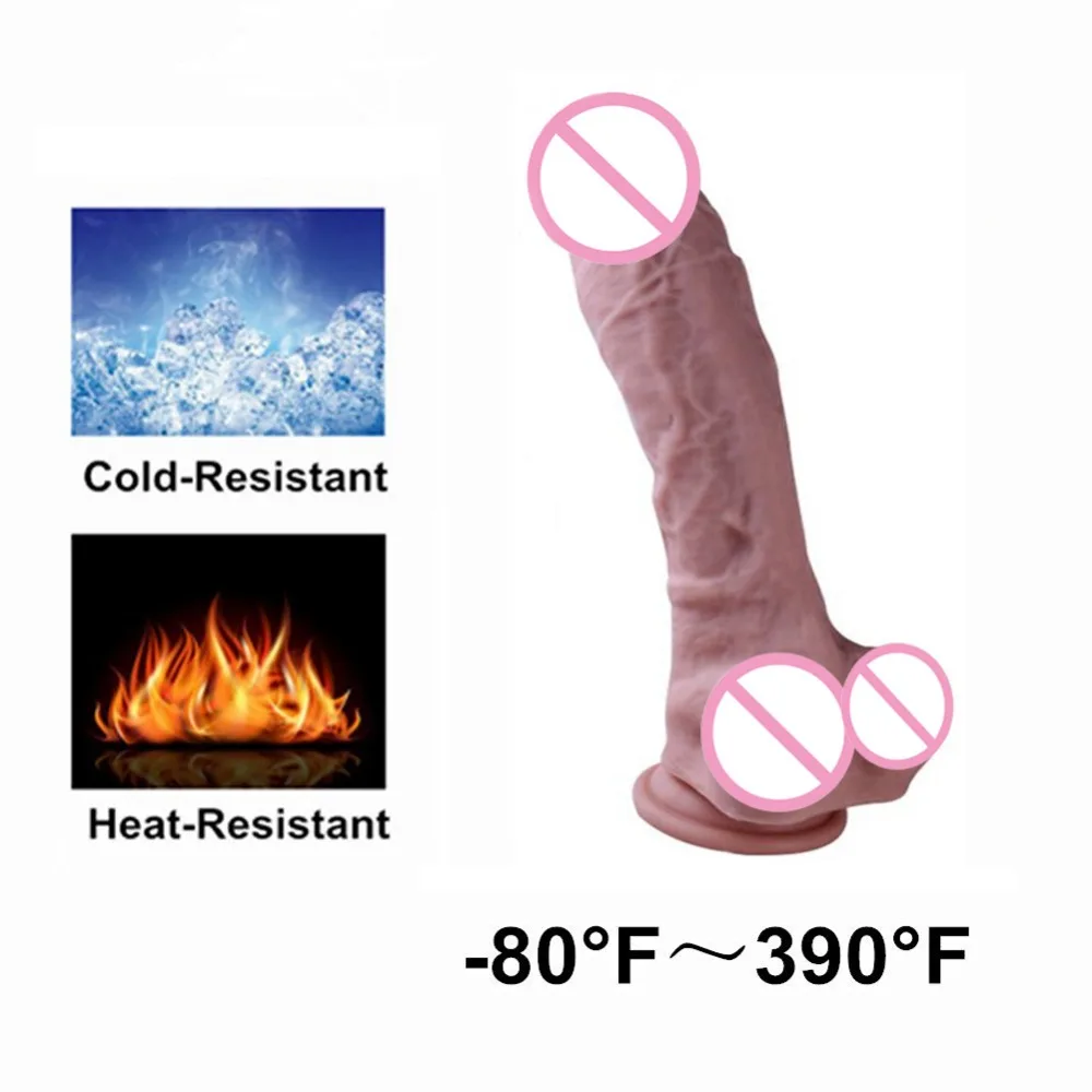 HISMITH реалистичный фаллоимитатор с сильной присоской гибкая игрушка для пениса