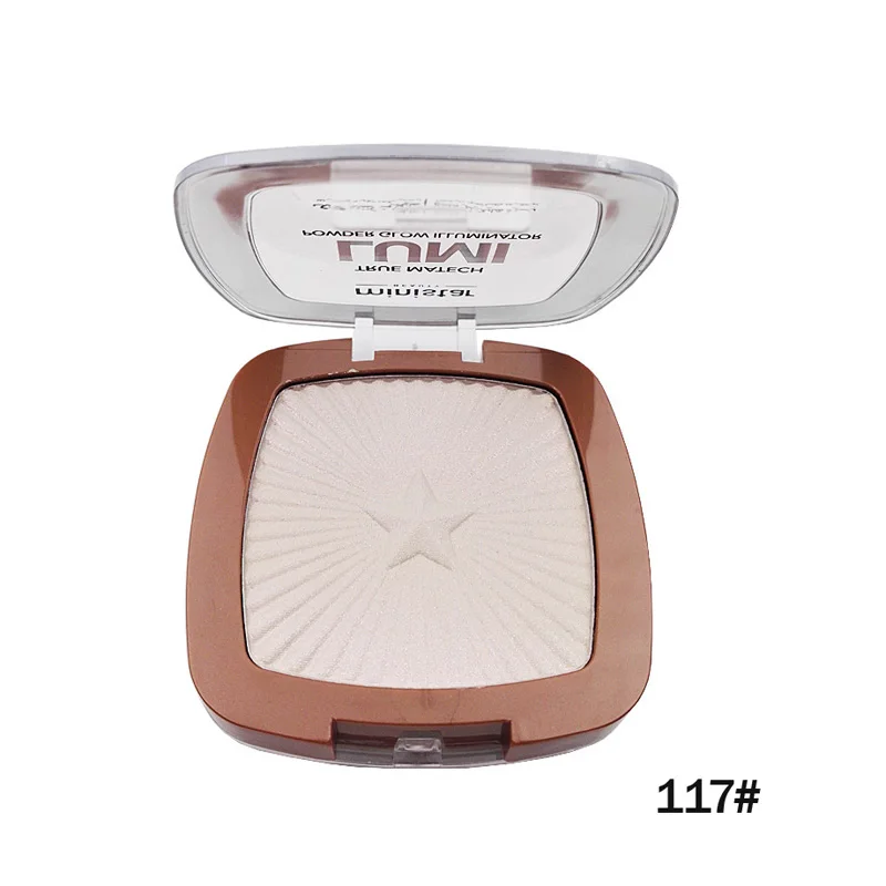 Макияж лица хайлайтер порошок темная кожа осветляет бронзант контур светящийся