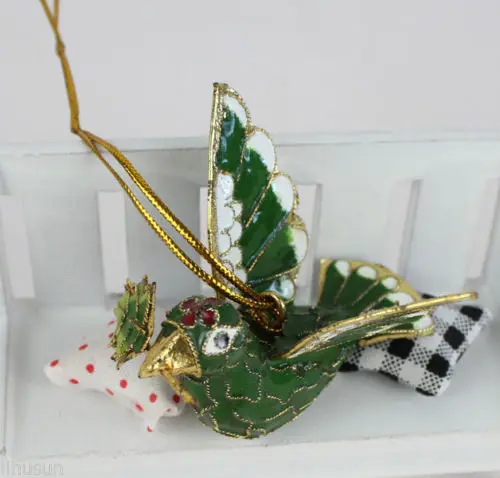 Коллекционные вещи 6 шт. милые Китайские узоры голубь с эмалью ручной работы | Дом