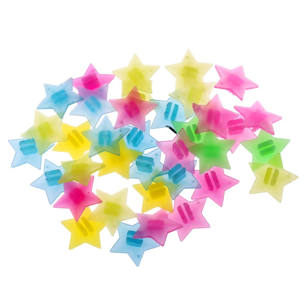 36 шт красочные велосипедные спицы колеса звездочки украшения для велосипеда |