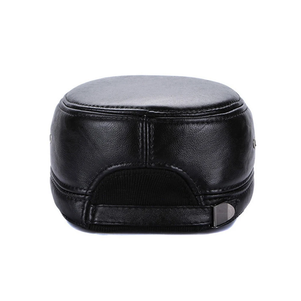 2020 Новинка для мужчин из натуральной овечьей кожи бейсболки Зимние Теплые