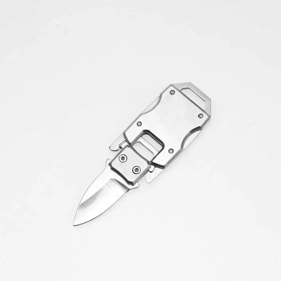 Small Silver Многофункциональный складной нож инструмент Нержавеющая сталь кемпинг ножи выживания на открытом воздухе Охота Ножи карманные тактические ножи для повседневного использования, инструмент для активного отдыха - Цвет: Small Silver