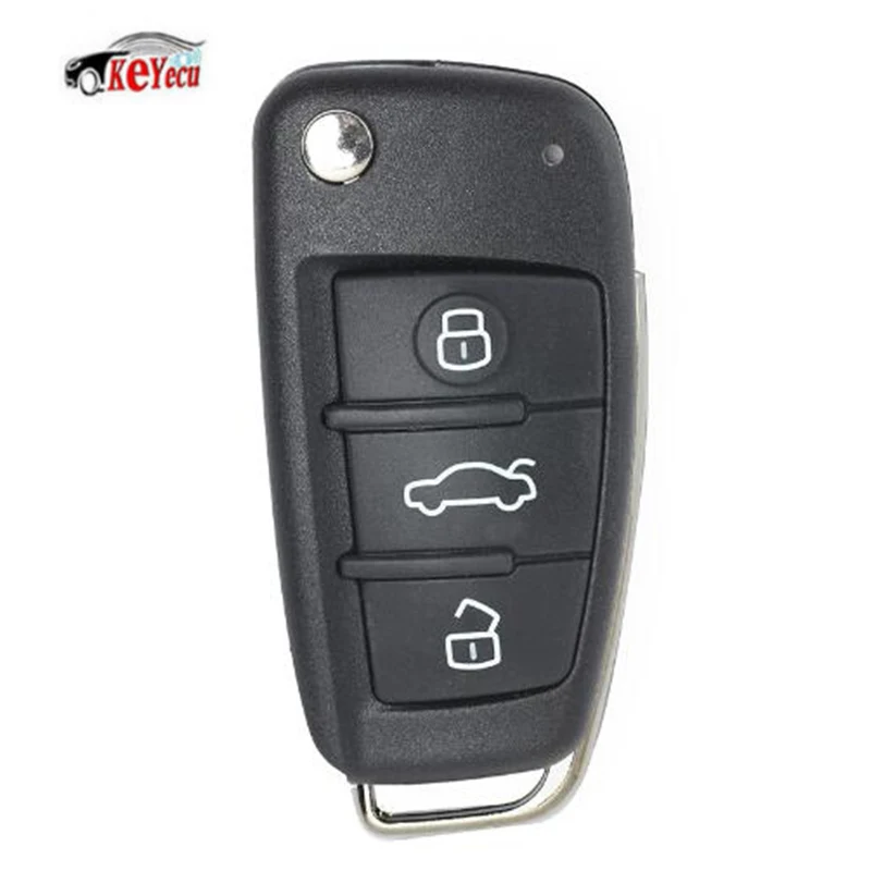 Ключ KEYECU OEM 4F0837220 AJ для Audi A6 2005 2006 2007 2008 2009 2010 2011