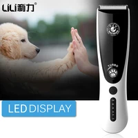lili rechargeable professional dog hair trimmer electric pet hair clipper cat grooming animals clipper pets haircut shaver