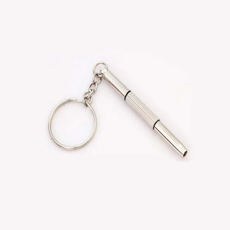 Cool Sliver Mini Multifunction Home Screwdriver Keychain Portable Combination Repair Tool Key Chain Utility Pocket Accessories | Украшения