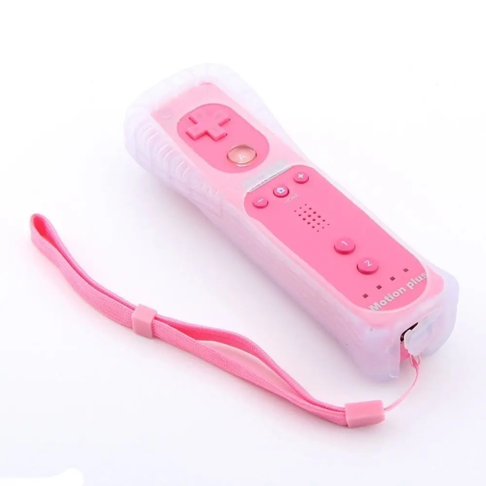 Option2 Встроенный Motion Plus нунчаки для Nintendo wii 2в1 комплект беспроводной геймпад джойстик контроллер пульт дистанционного управления игровой коврик аксессуары геймпад приставка игровая приставки игровые - Цвет: Option2