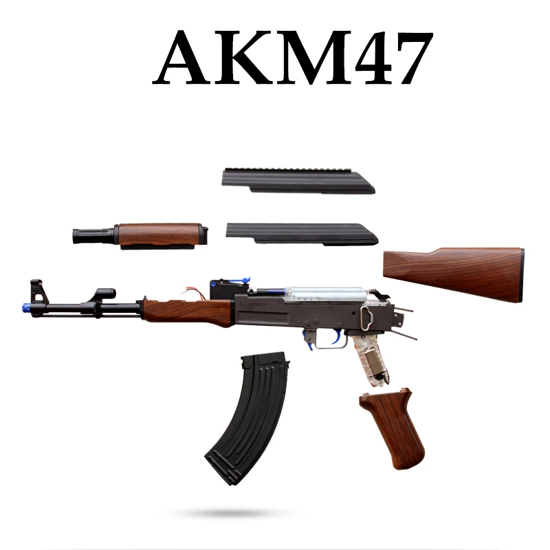 RX AKM 47 воды гель бластер для детей на открытом воздухе мяч пистолет Электрический