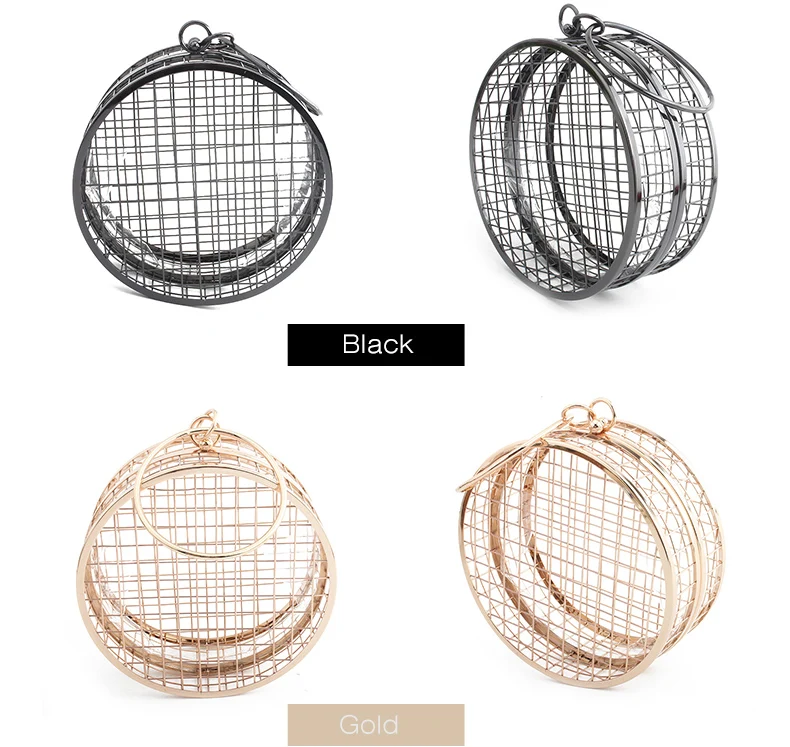 Bolsa feminina, роскошные сумки, женские сумки, Дизайнерские Сумочки для женщин,, для свадебной вечеринки, круглые, металлические, полые, золотые, серебряные, сумки