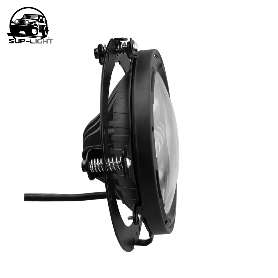 Черный 7-дюймовый круглый кольцевой Монтажный кронштейн для крепления фар Harley