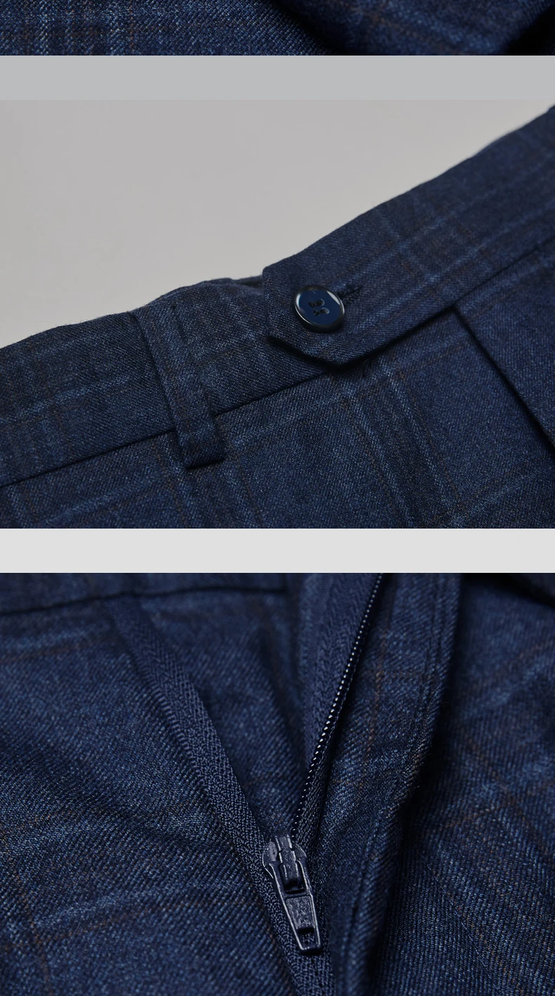 Два предмета темно-серый шерсть костюмы для мужчин Terno Slim Fit Tuxedo(куртка+ брюки
