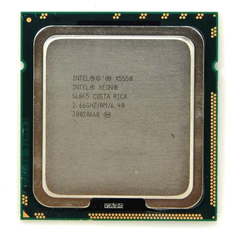 Процессор Intel Xeon X5550 SLBF5 2 66 ГГц LGA1366 L3 кэш память 8 Мб четырехъядерный процессор|intel