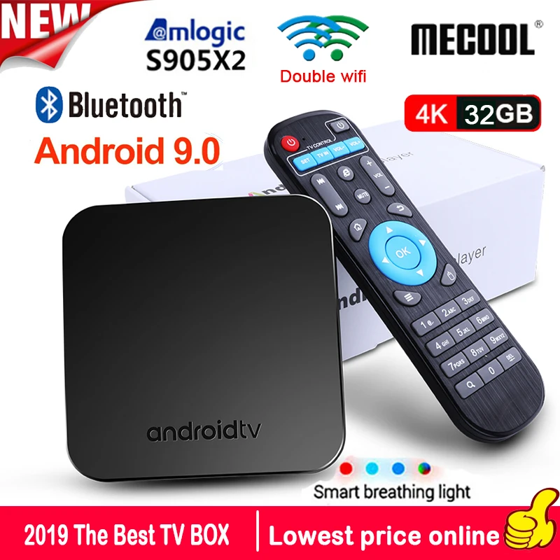 MECOOL KM9 Android 9 0 ТВ коробка Amlogic S905X2 процессор 4 ядра г 32 2 4/5 8 ГГц Wi Fi BT4.2 к 3D USB 3 HDR