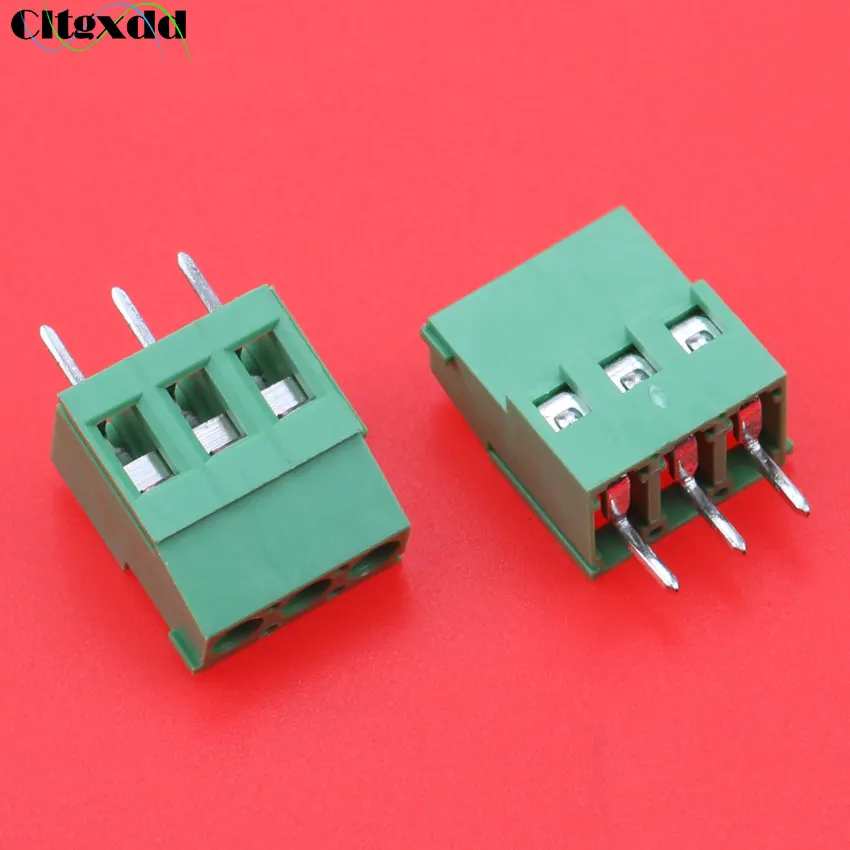 Cltgxdd 1 шт. клеммы KF129-5.0 KF129-2P 3P винт 2Pin 3Pin 5 0 мм прямой контакт PCB клеммный блок |