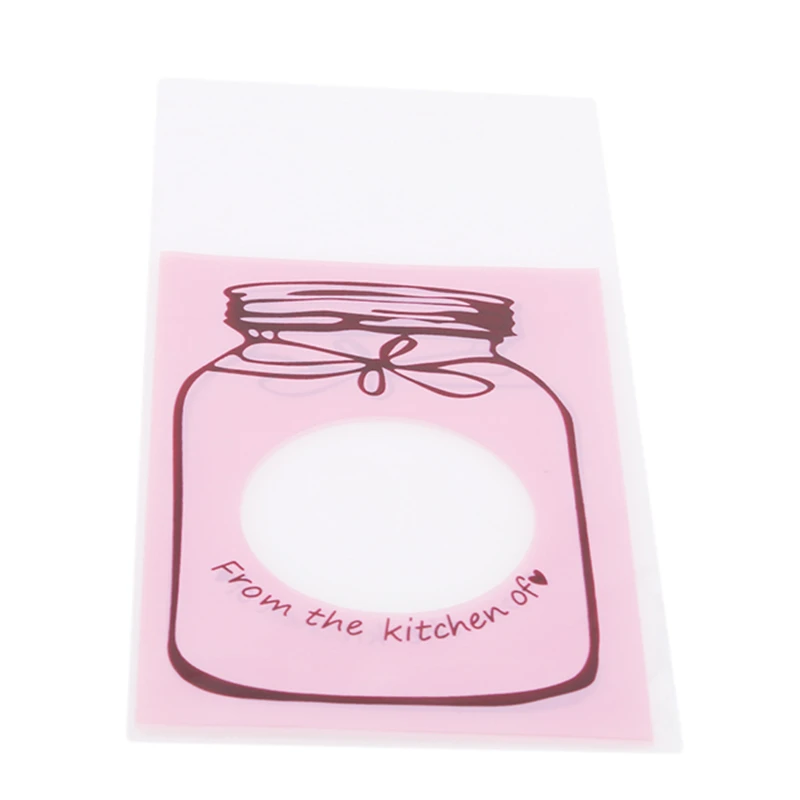 100 шт. белые розовые синие желтые бутылки стиль печенья бисквиты сумки для