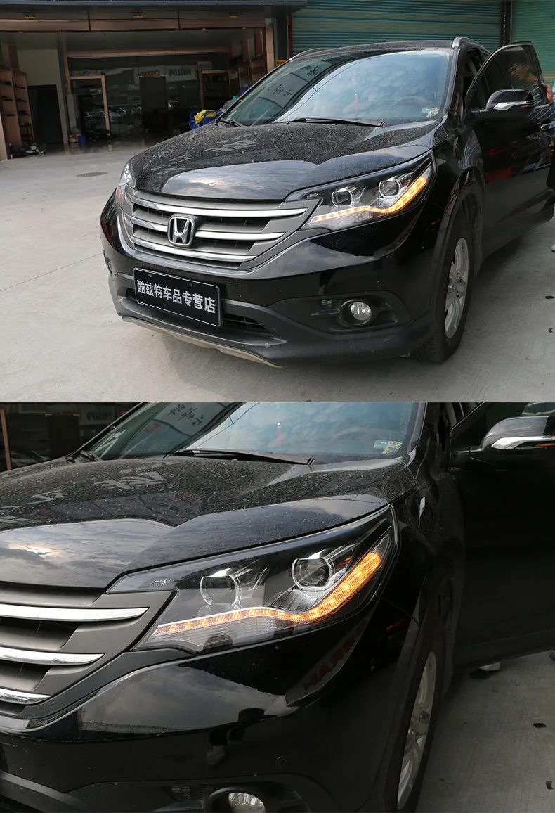 Автомобильный Стайлинг головной светильник для Honda CR-V CRV головной светильник s 2012- Головной фонарь светодиодный DRL передний светильник Биксеноновая линза ксенон HID