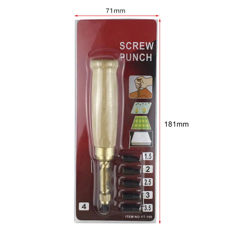 6 шт./компл. автоматический пробойник для ремней сменный длинный беззвучный