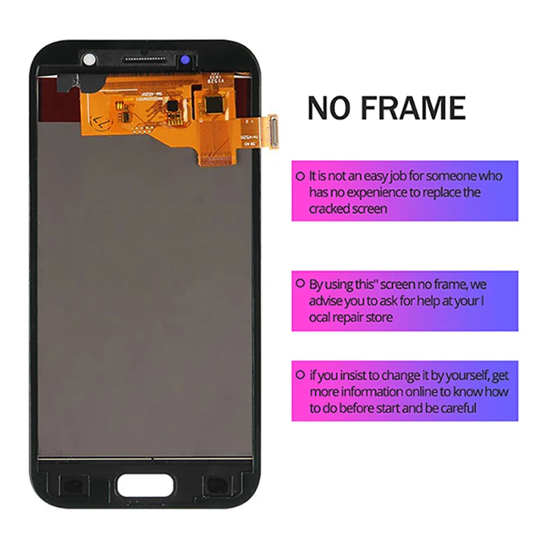 AMOLED/TFT lcd для Samsung Galaxy A5 A520 A520F SM-A520F lcd дисплей кодирующий преобразователь сенсорного экрана в сборе Сменные