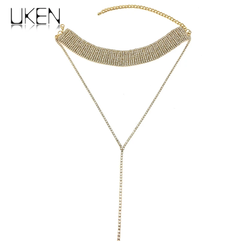 Женское Ожерелье-чокер со стразами | Украшения и аксессуары