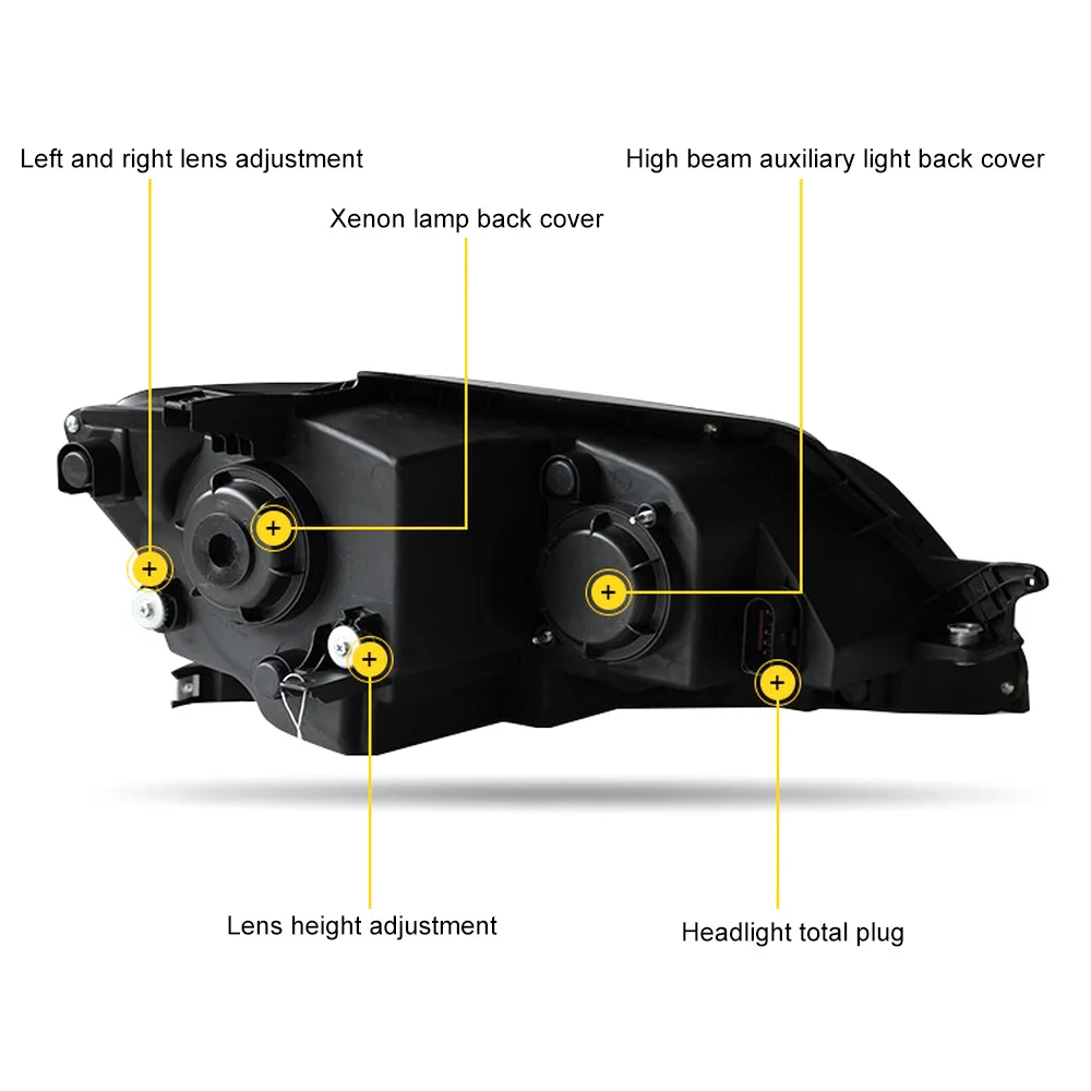For 15-18 Volkswagen Lingdu Headlight Assembly Modified LED Daytime Running Lens Xenon Set | Автомобили и мотоциклы