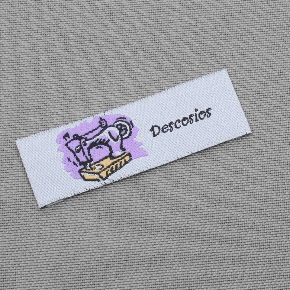 

Customized clothing woven tags collar or hem labels 1000pcs lot