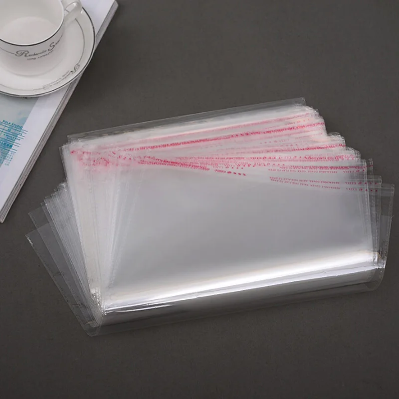 

100pcs Resealable Cellophane Poly Bags 28x50cm Transparent Opp Bag Self Adhesive Seal Boutique Jewelry Packaging Plastic Bags