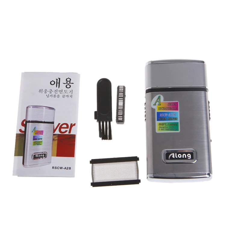 

2 in 1 Stainless Steel Men's Electric Reciprocating Rechargeable Shaver Razor