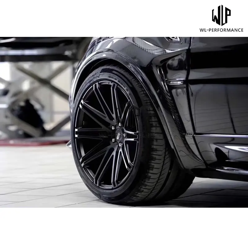 Высокое качество FRP/углеродное волокно материалы кузова Комплект для Land Rover Range Rover широкий кузов автомобиля Стайлинг