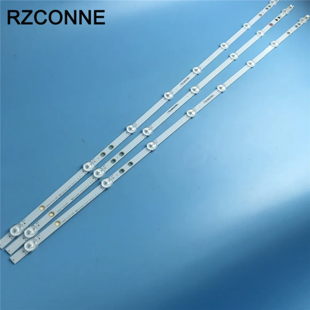 3 шт. светодиодный светильник полосы 17DLB40VXR1 LB40017 V0_05_38S для Буш VES400UNDS-2D-N11 VES400UNDS-2D-N12 Toshiba 40L3653DB 40L1653DB