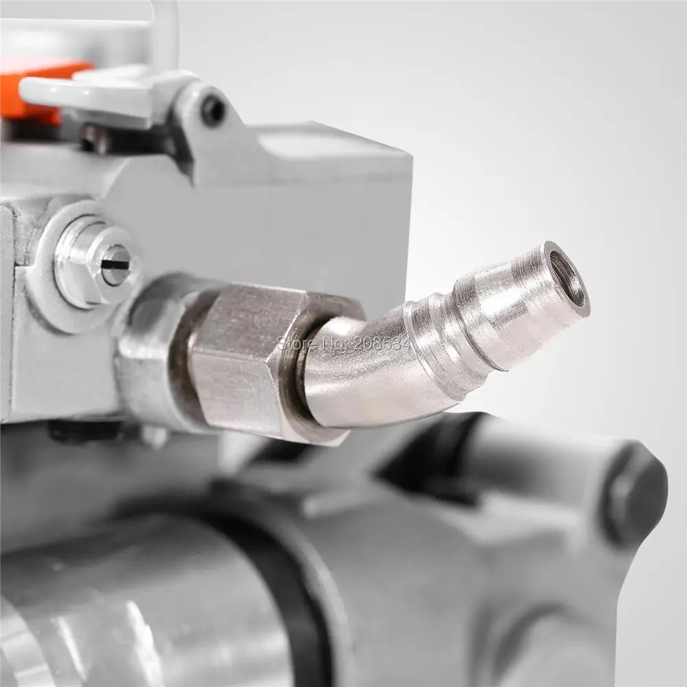 XQD-19 Pneumatic Plastic&ampPP&ampPET&ampPoly Combination Tensioning &ampFriction Wedling&ampCutting Strapping Tool used in industrial packing |