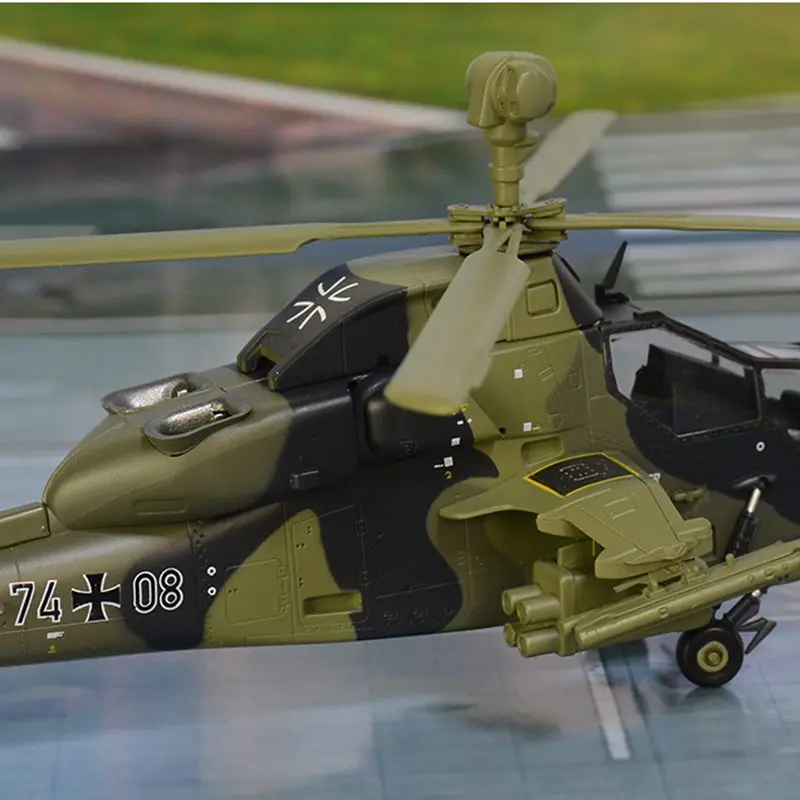 1/72 масштаб предварительно построенный Eurocopter Tiger EC665 Тигр вертолет хобби Коллекционная готовая пластиковая модель самолета