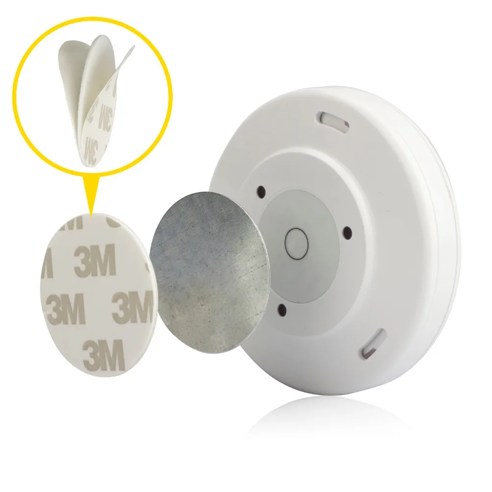 1 шт. светодиодный датчик движения ночник на батарейках настенный светильник с