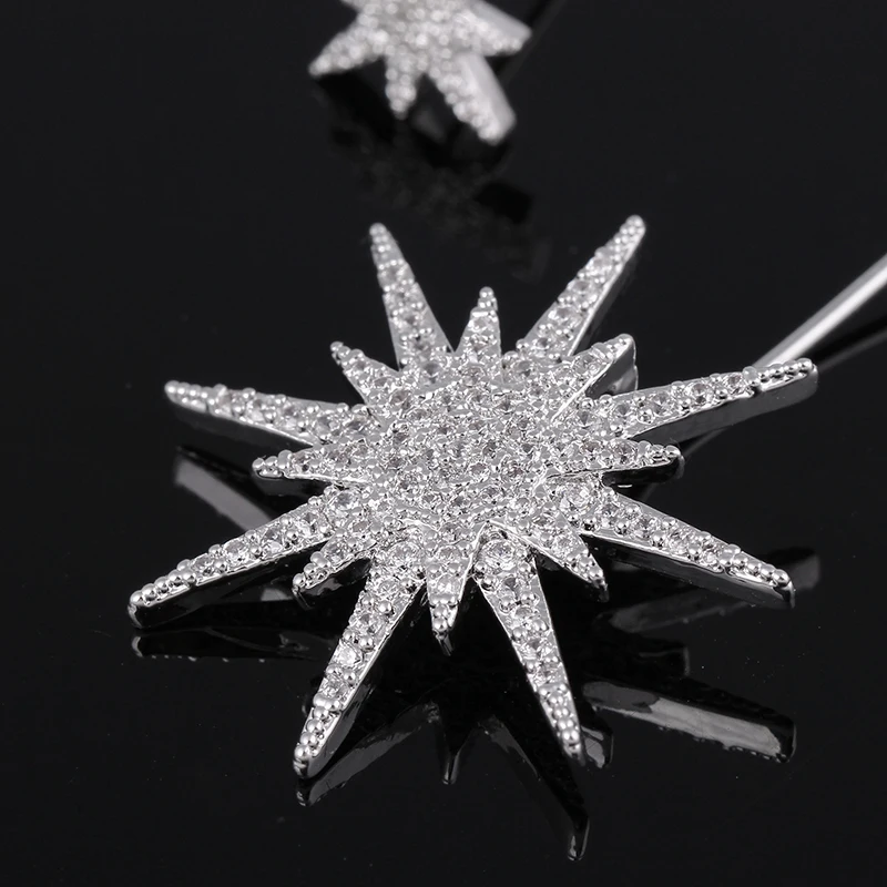 2 в 1 серьги манжеты с фианитом|cuff earrings|cuff earrings for womenearring cuff |