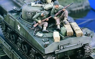 Неокрашенный комплект 1/35 Американский Танк Райдеры солдат фигурки исторические