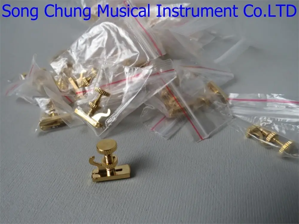 

20pcs Golden (British) hill-style violin fine tuners,adjuster for 4/4 violin